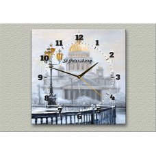 Часы-сувенир с видами Санкт-Петербурга В-6